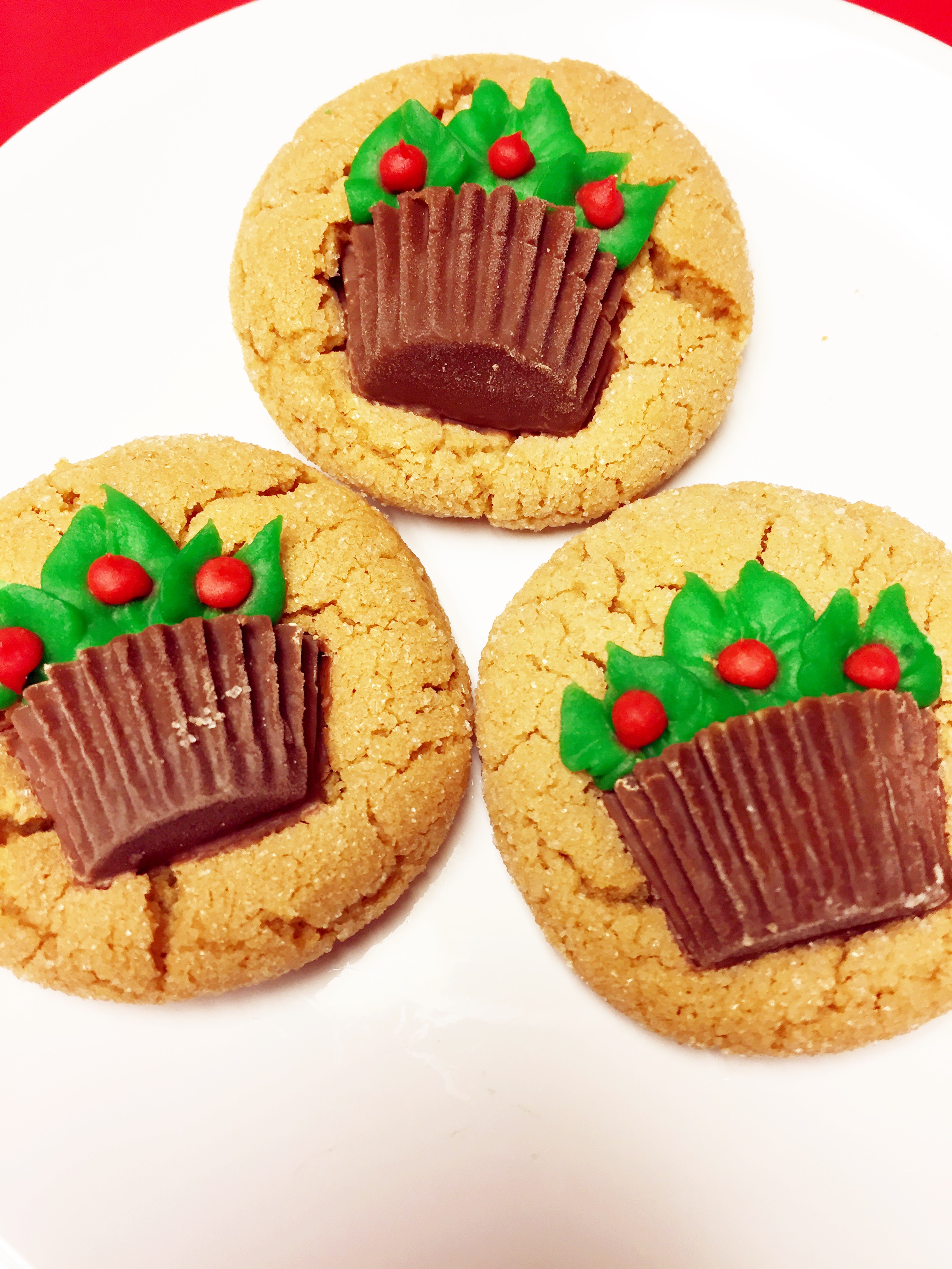 Christmas Peanut Butter Cookies - Baking Memories and More